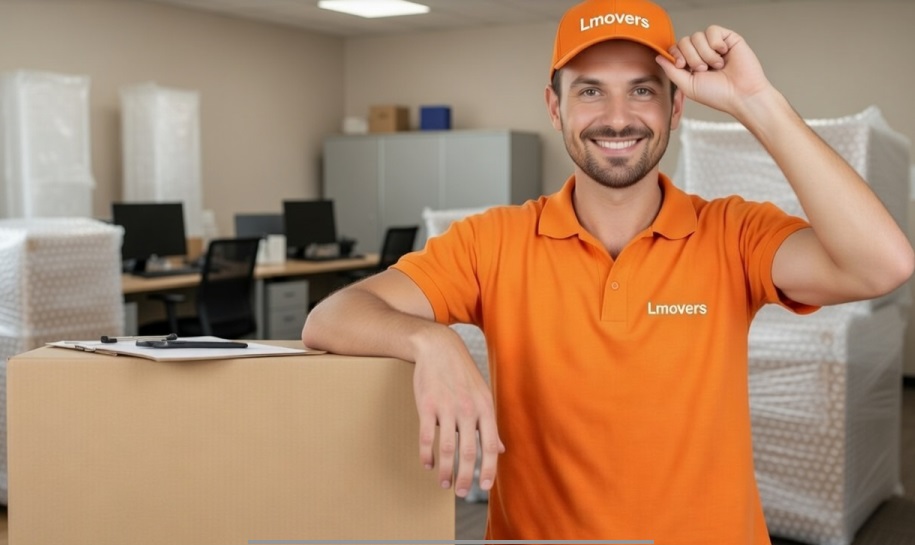 Smiling professional from Laila movers – trusted office relocation in Sharjah